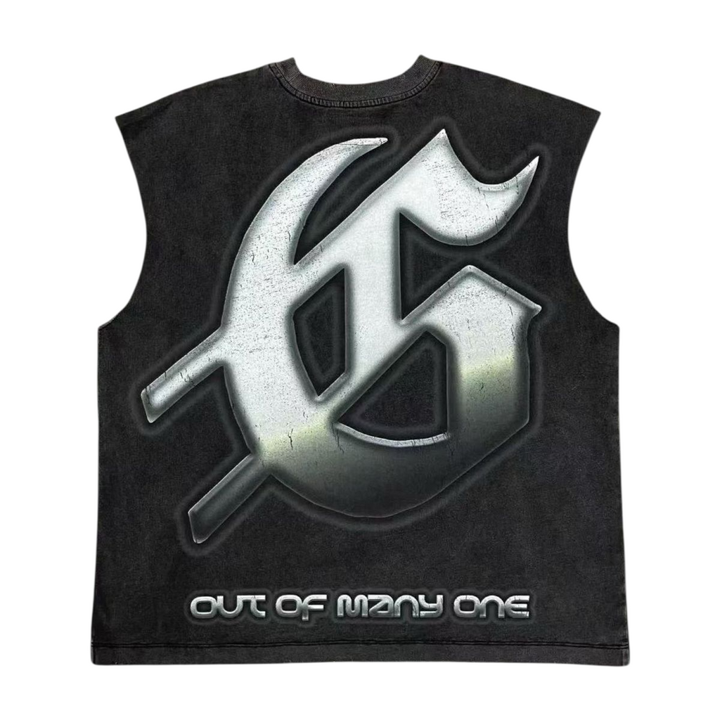 Godspeed Sunken Liberty 2 Sleeveless T-Shirt Black Wash