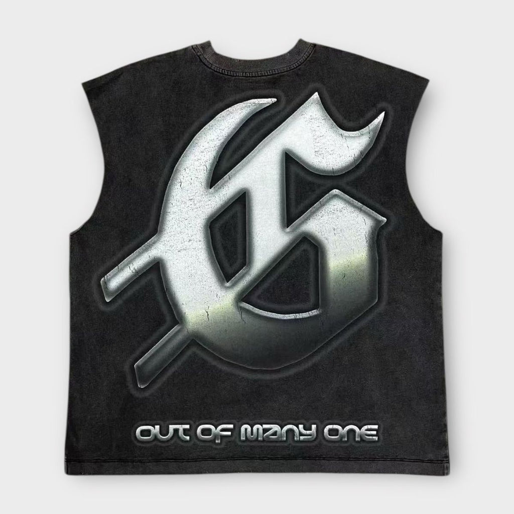 Godspeed Sunken Liberty 2 Sleeveless T-Shirt Black Wash