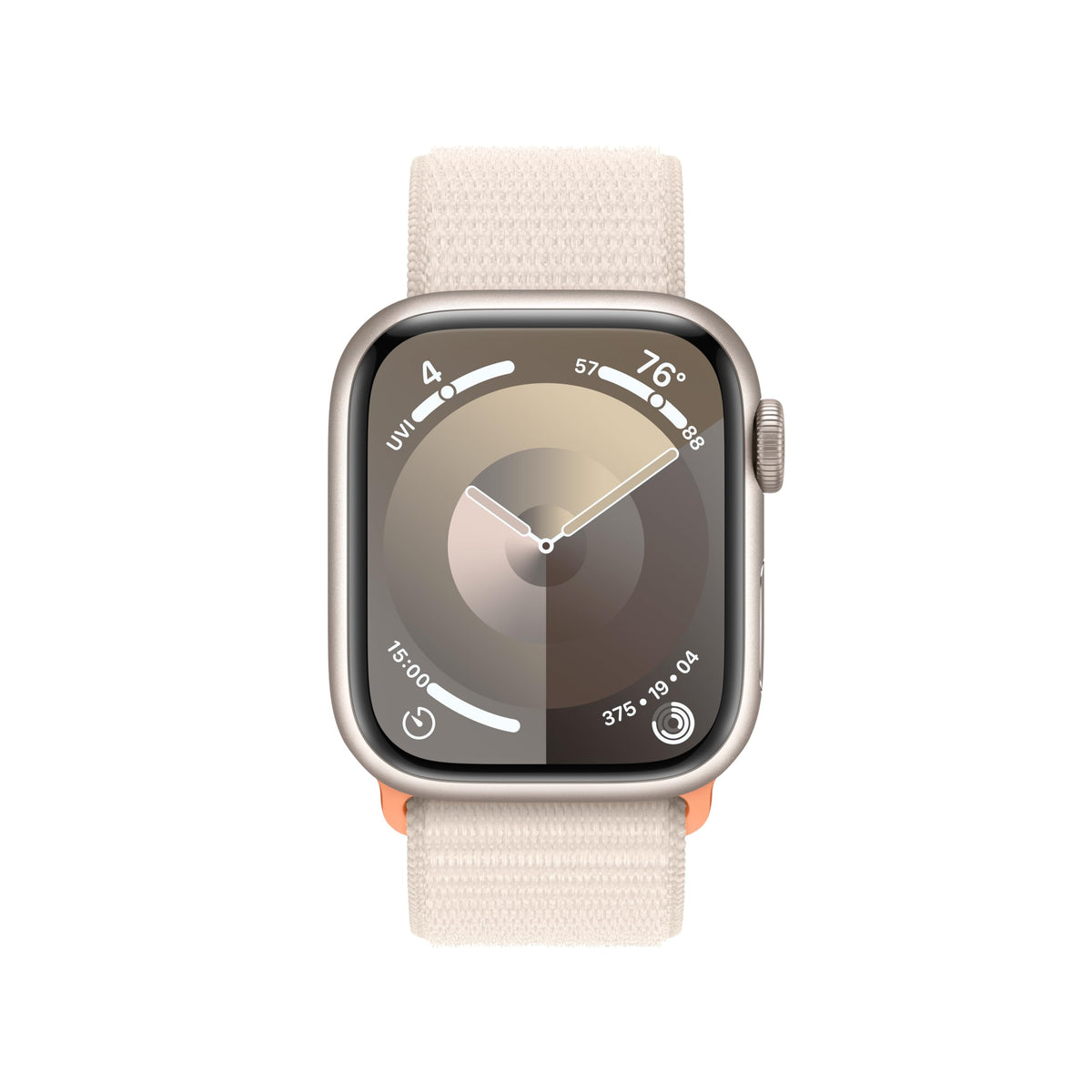 Apple Watch Series 9 GPS 41mm Aluminum Case with Starlight Sport Loop - MR8V3LW/A