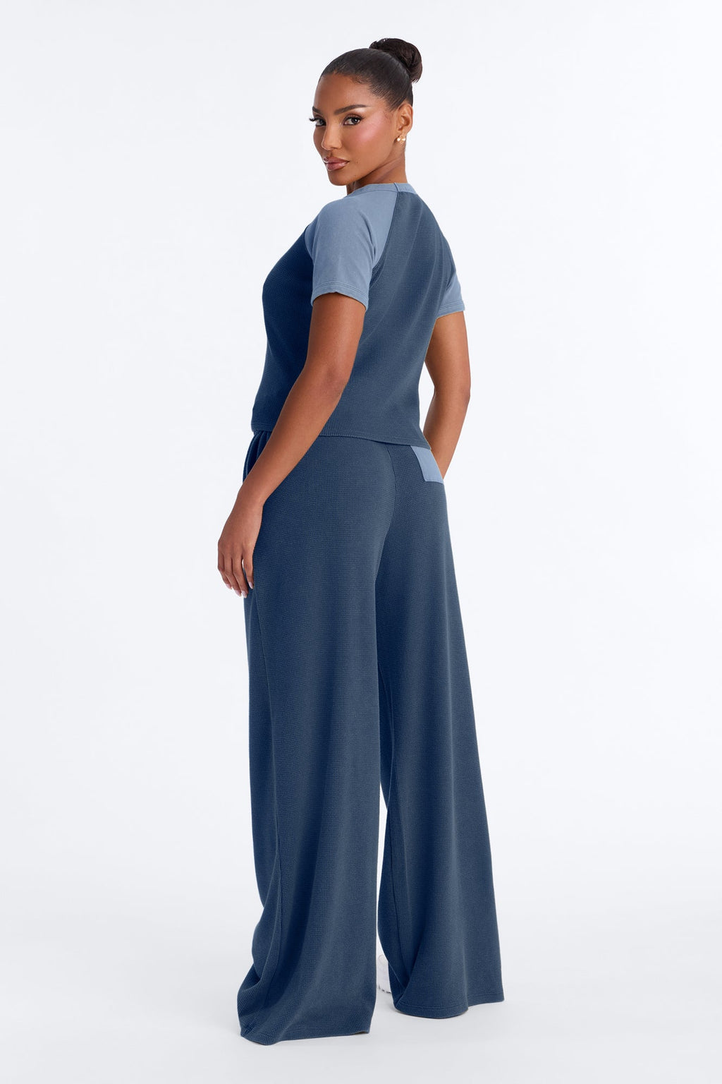 My Calm State Thermal Pant Set - Blue