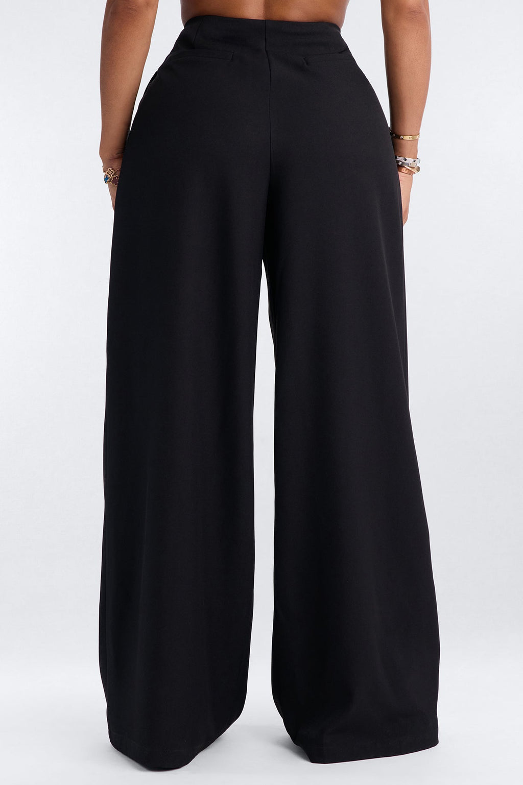 Locked In Croc Corset Trouser Pant - Black