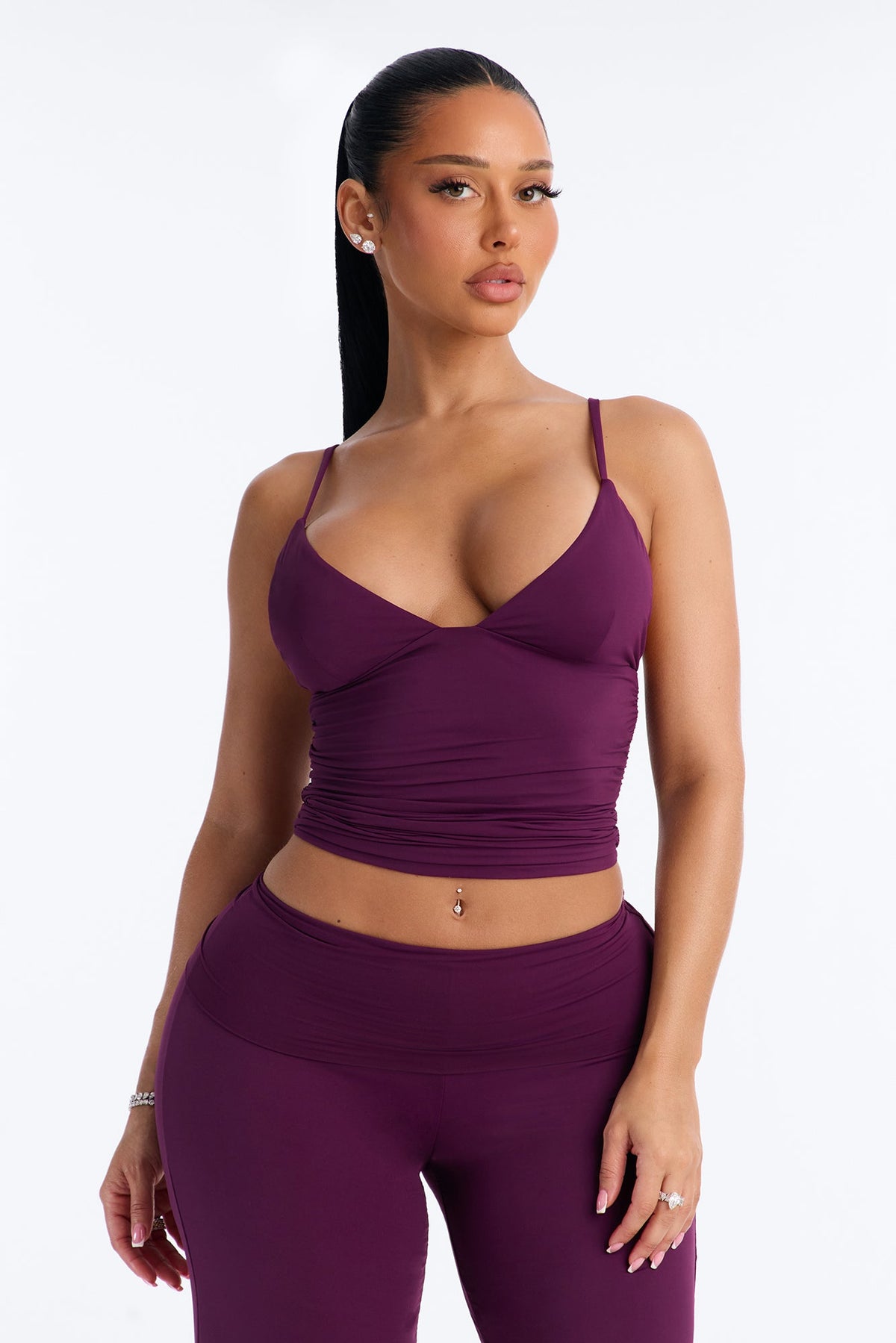 Second Skin Deep U Neck Cami - Purple