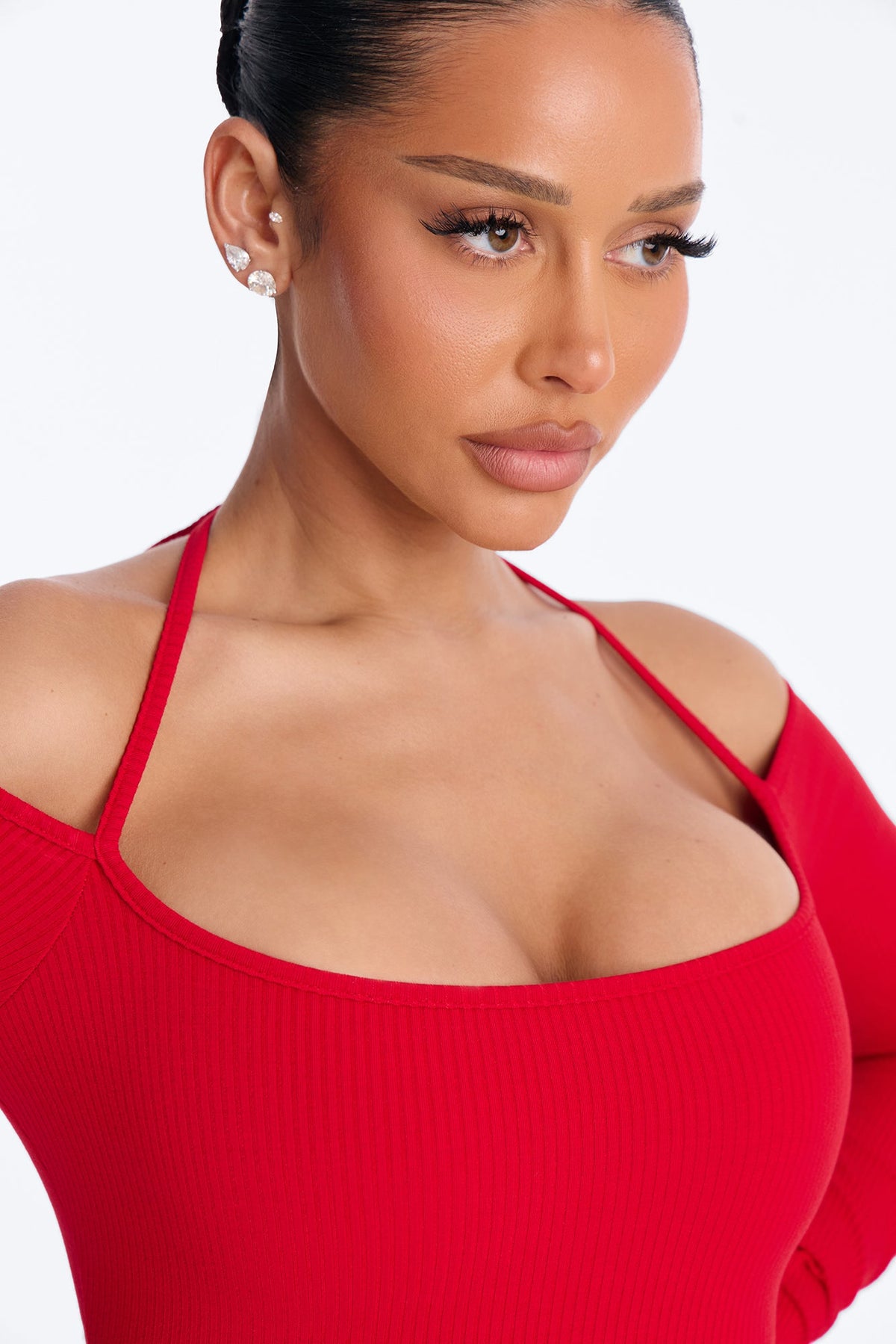 Sariyah Snatched Mini Dress - Red