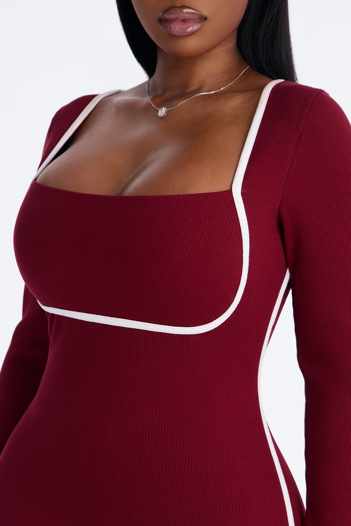Drea Snatched Maxi Dress - Wine
