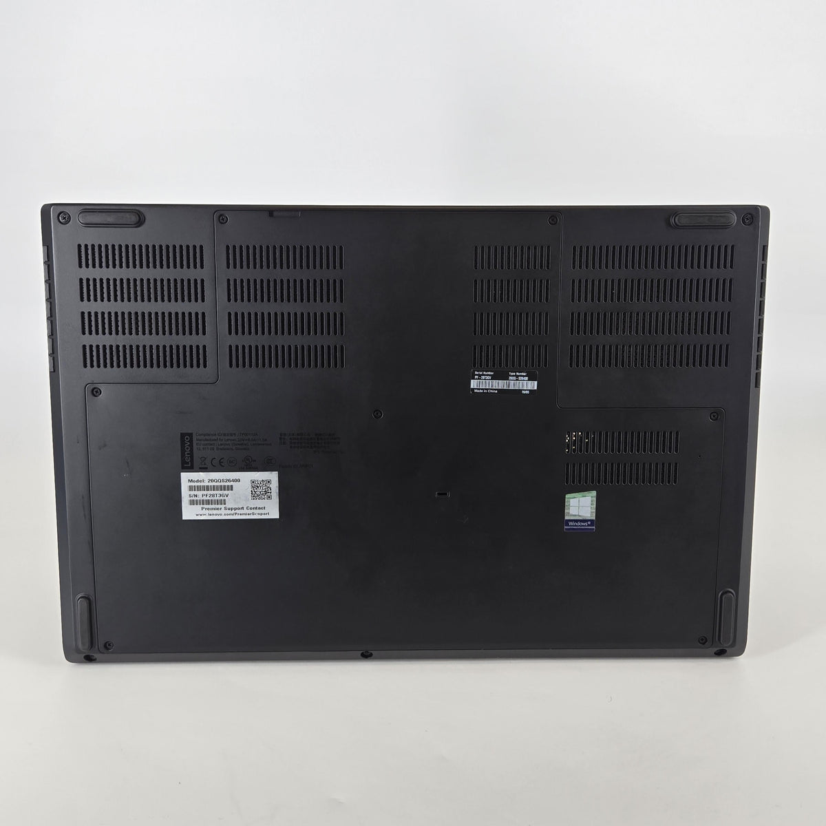 Lenovo ThinkPad P53 15.6 Black 2.6 GHz Intel Core i7 9th Gen. 32GB RAM 1TB Solid State Drive NVIDIA Quadro T1000 4 GB