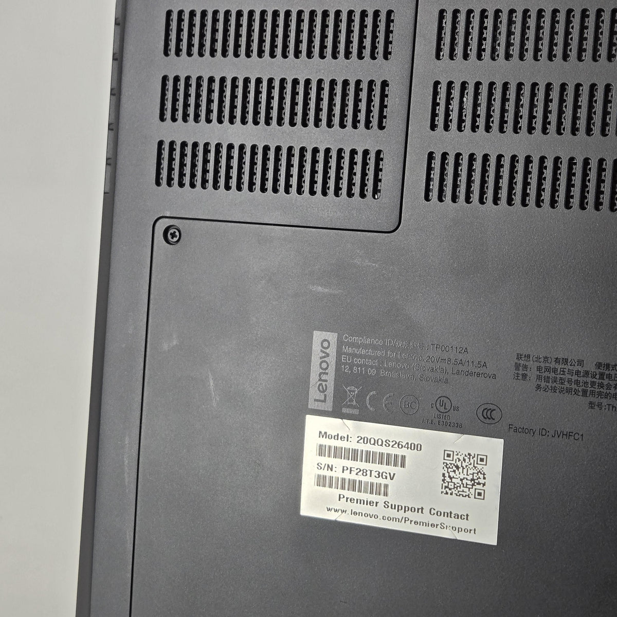 Lenovo ThinkPad P53 15.6 Black 2.6 GHz Intel Core i7 9th Gen. 32GB RAM 1TB Solid State Drive NVIDIA Quadro T1000 4 GB