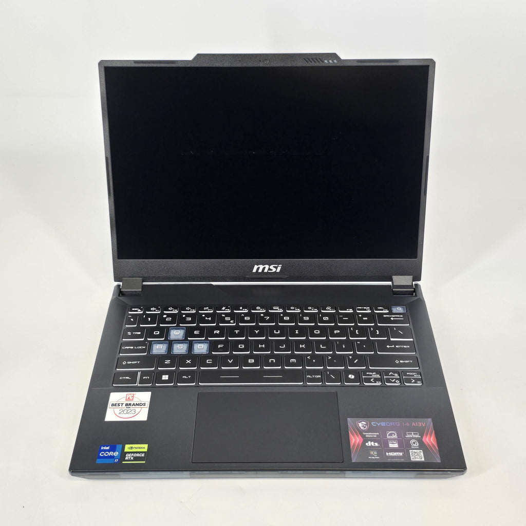 MSI Cyborg 14 Black 2.4 GHz Intel Core i7 13th Gen. 32GB RAM 1TB Solid State Drive NVIDIA GeForce RTX 4060 8 GB