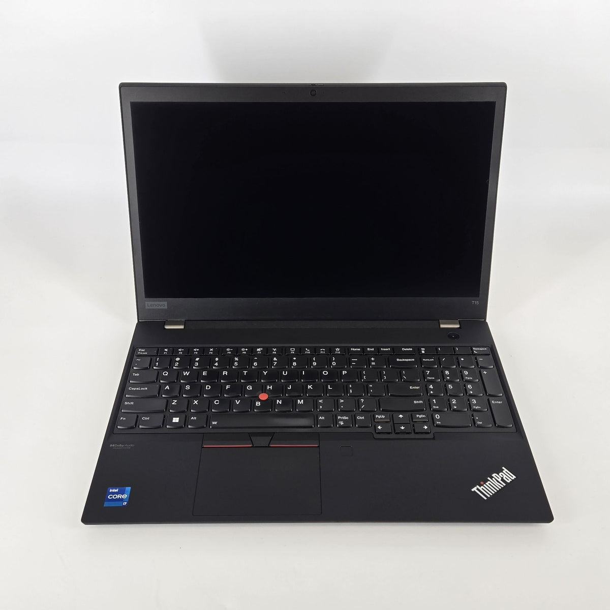 Lenovo ThinkPad T15 Gen 2 Black 2.8 GHz Intel Core i7 11th Gen. 16GB RAM 512GB Solid State Drive