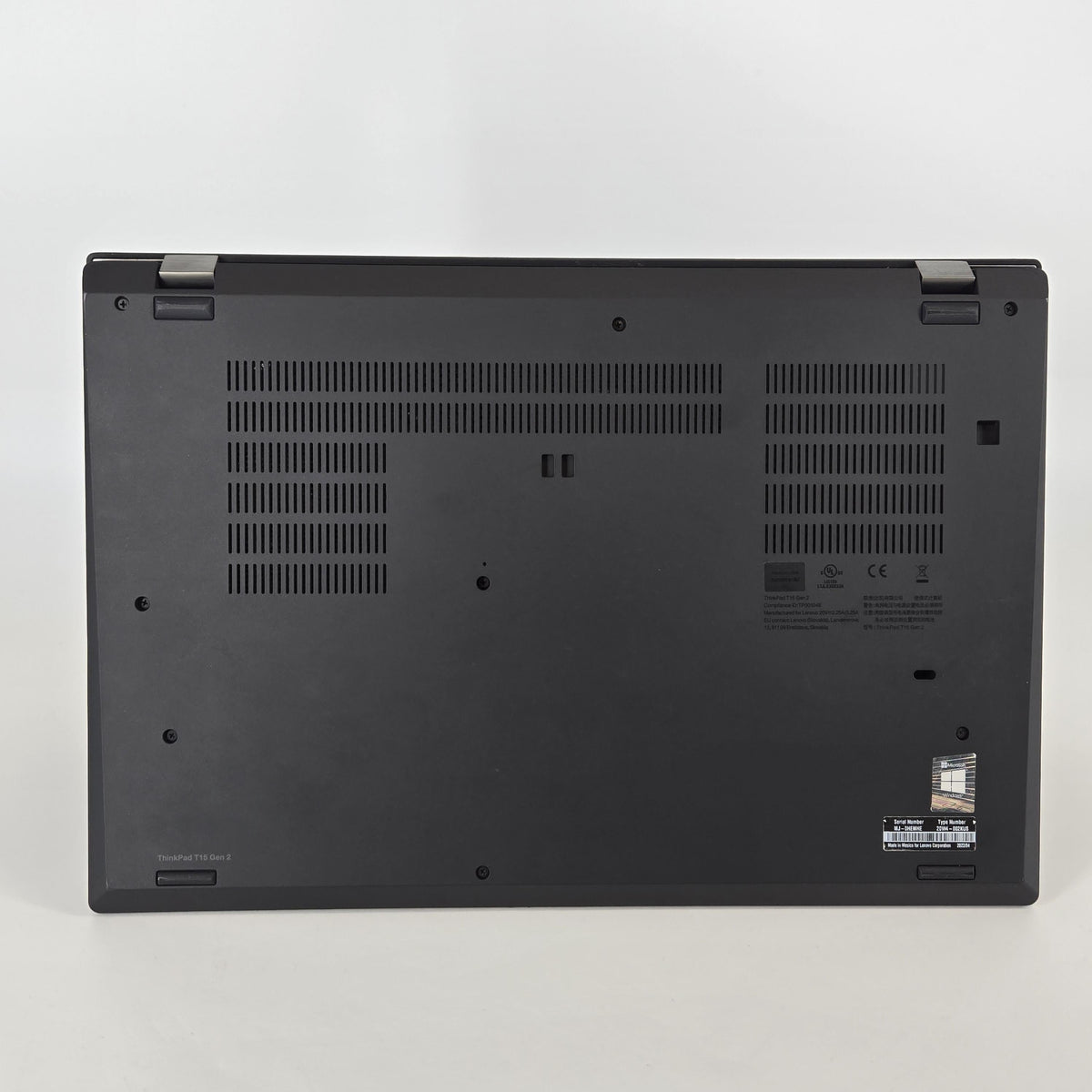 Lenovo ThinkPad T15 Gen 2 Black 2.8 GHz Intel Core i7 11th Gen. 16GB RAM 512GB Solid State Drive