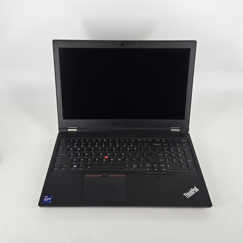 Lenovo ThinkPad P15 Gen 2 Black 2.6 GHz Intel Core i9 11th Gen. 64GB RAM 512GB Solid State Drive NVIDIA RTX A2000 4 GB