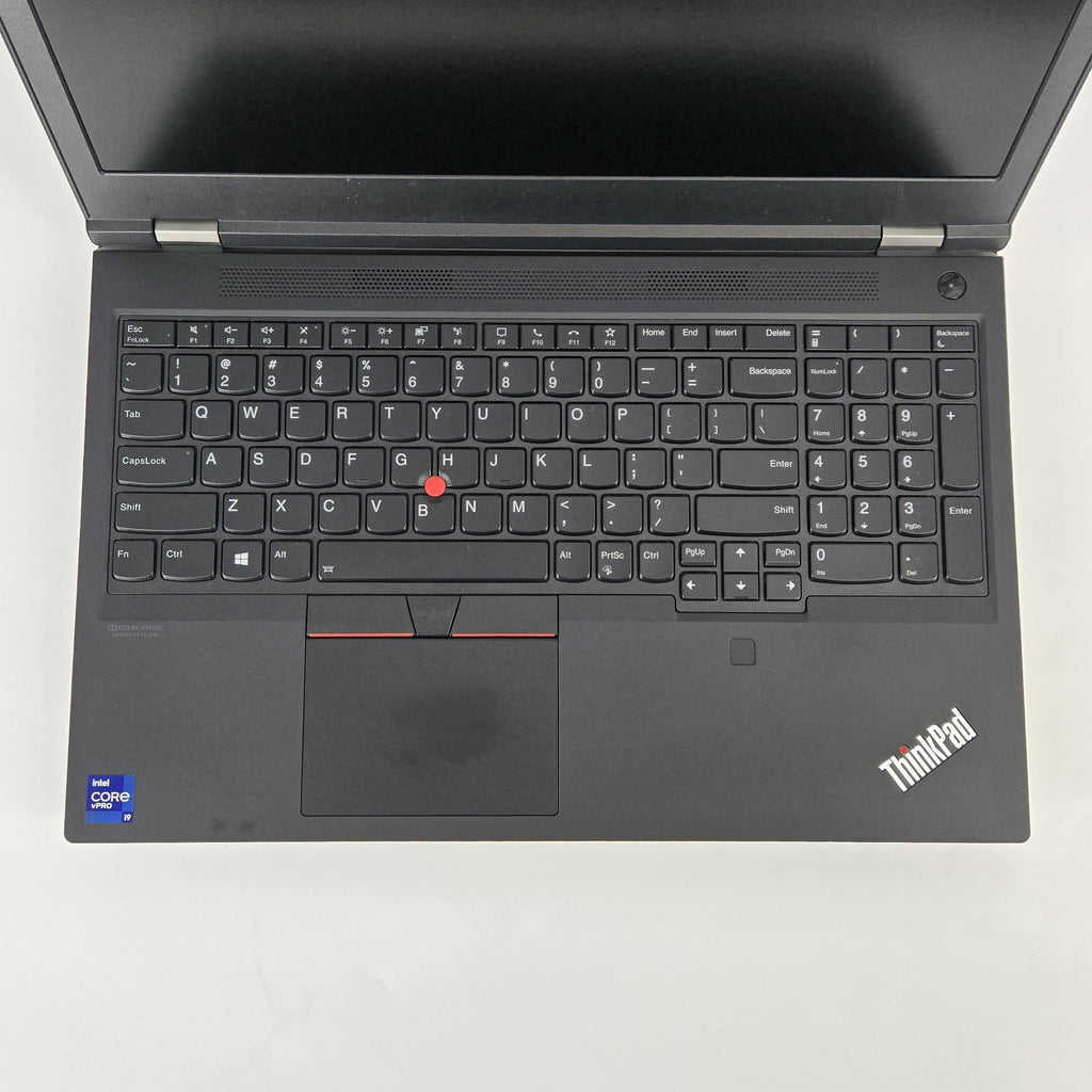 Lenovo ThinkPad P15 Gen 2 Black 2.6 GHz Intel Core i9 11th Gen. 64GB RAM 512GB Solid State Drive NVIDIA RTX A2000 4 GB