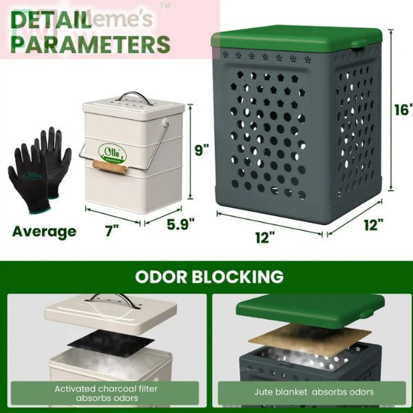 OLLE Garden In ground Worm Compost Bin