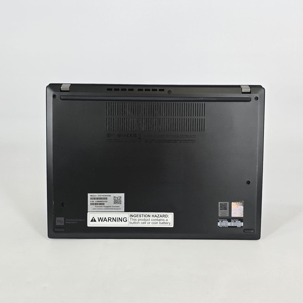 Lenovo ThinkPad X13 Gen 4 Black 1.9 GHz Intel Core i7 13th Gen. 32GB RAM 1TB Solid State Drive