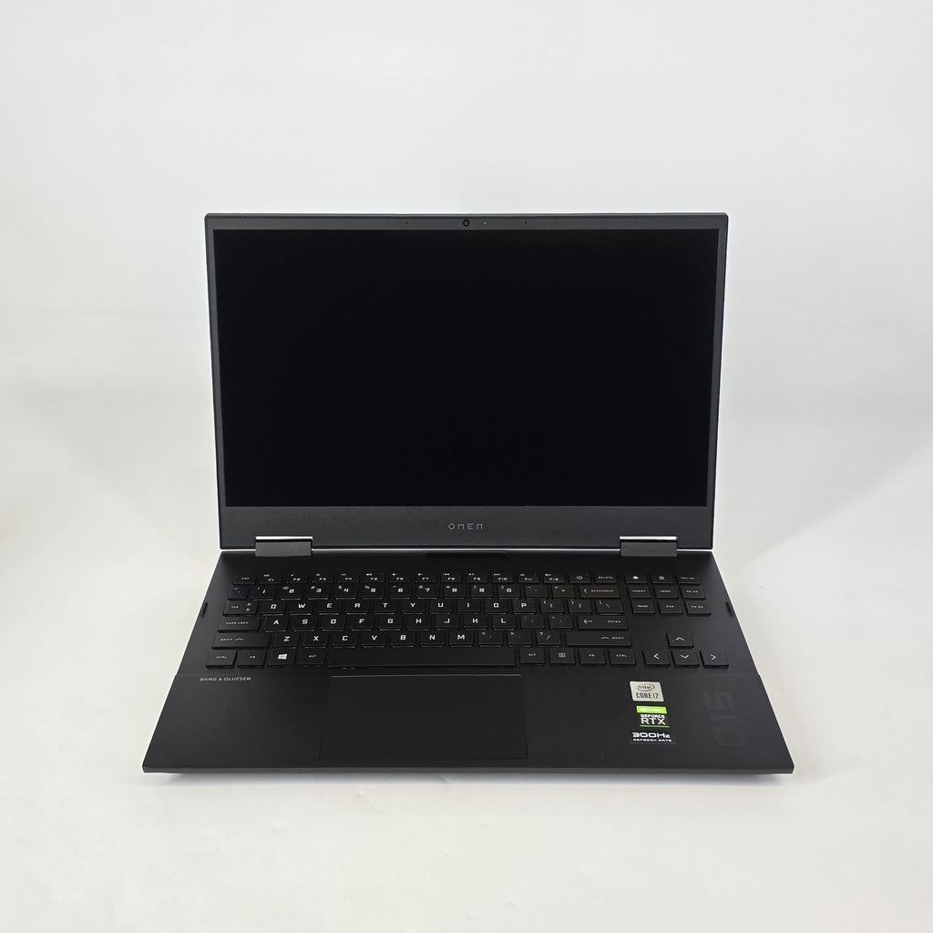 HP Omen 15 Black 2.6 GHz Intel Core i7 10th Gen. 16GB RAM 512GB Solid State Drive 512GB Solid State Drive NVIDIA GeForce RTX 3070 8 GB