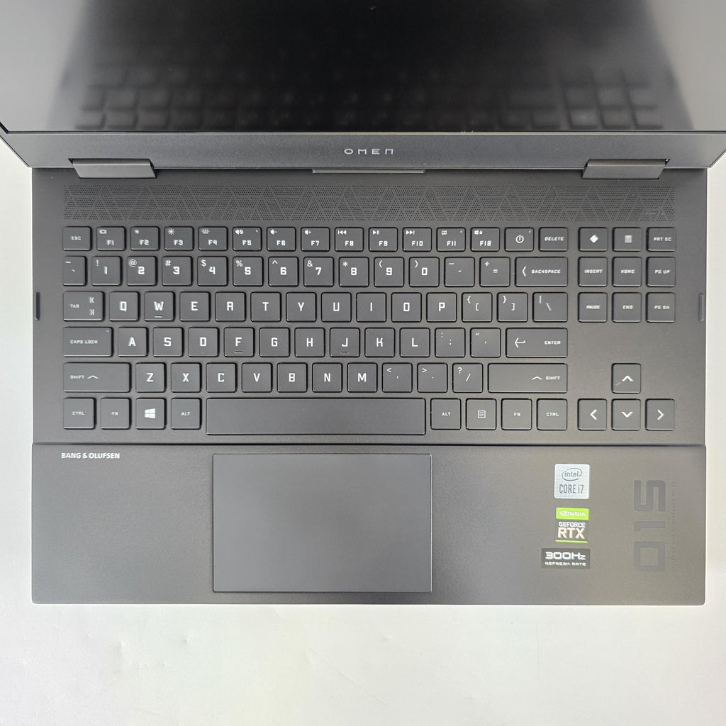HP Omen 15 Black 2.6 GHz Intel Core i7 10th Gen. 16GB RAM 512GB Solid State Drive 512GB Solid State Drive NVIDIA GeForce RTX 3070 8 GB