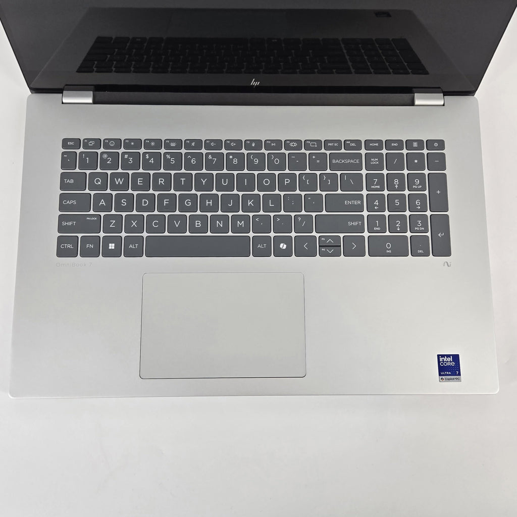 HP OmniBook 7 17.3 Glacier Silver 2.2 GHz Intel Core Ultra 7 Series 2 32GB RAM 512GB Solid State Drive
