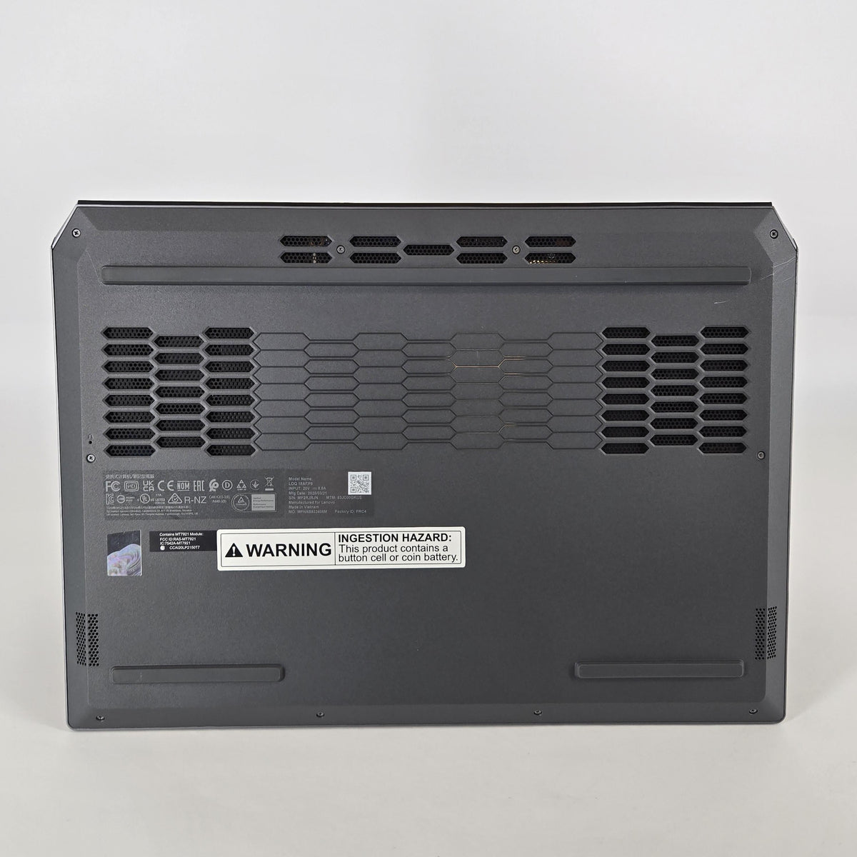 Lenovo LOQ 15 Gray 3.2 GHz AMD Ryzen 5 7235HS 32GB RAM 512GB Solid State Drive NVIDIA GeForce RTX 4050 6 GB