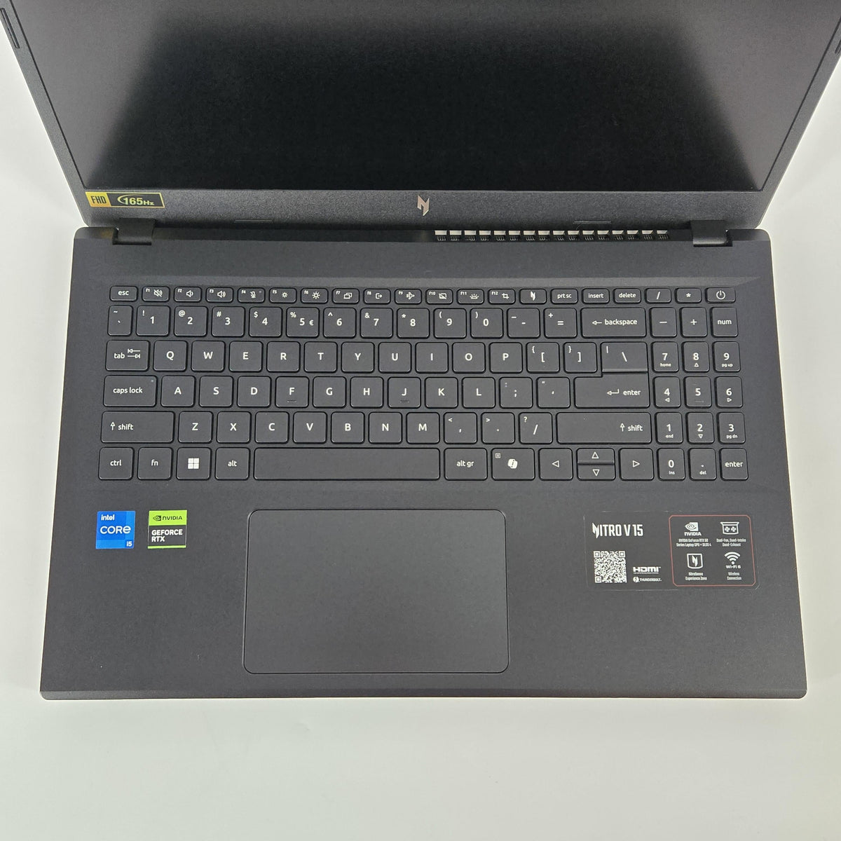 Acer Nitro V 15 Black 2.1 GHz Intel Core i5 13th Gen. 16GB RAM 512GB Solid State Drive NVIDIA GeForce RTX 5050 8 GB