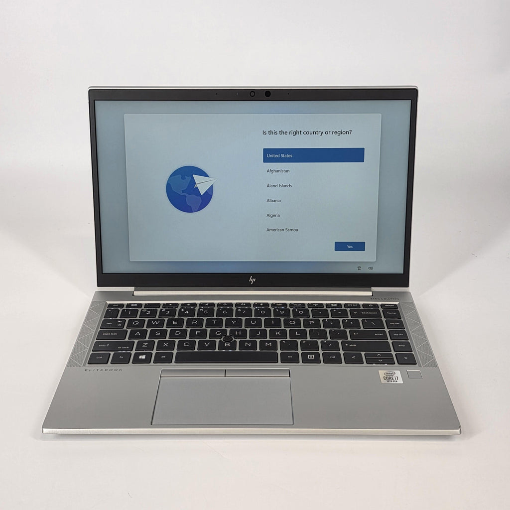 HP Elitebook 840 G7 14 Silver 1.8 GHz Intel Core i7 10th Gen. 16GB RAM 512GB Solid State Drive