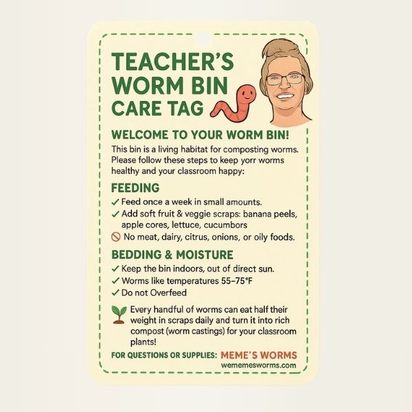 Composting Worm Bin for Teachers – Classroom Composting Kit with Vermifusion