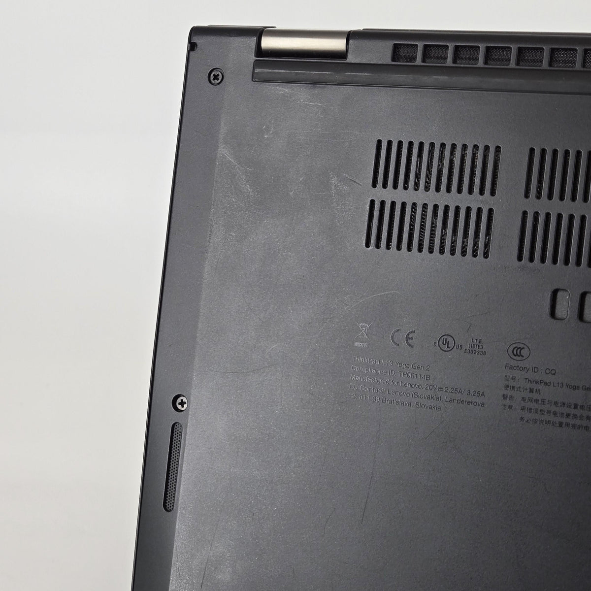 Lenovo ThinkPad L13 Yoga Gen 2 Black 2.6 GHz Intel Core i5 11th Gen. 16GB RAM 1TB Solid State Drive