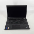 Lenovo ThinkPad T14s Gen 2 Black 2.8 GHz Intel Core i7 11th Gen. 16GB RAM 512GB Solid State Drive