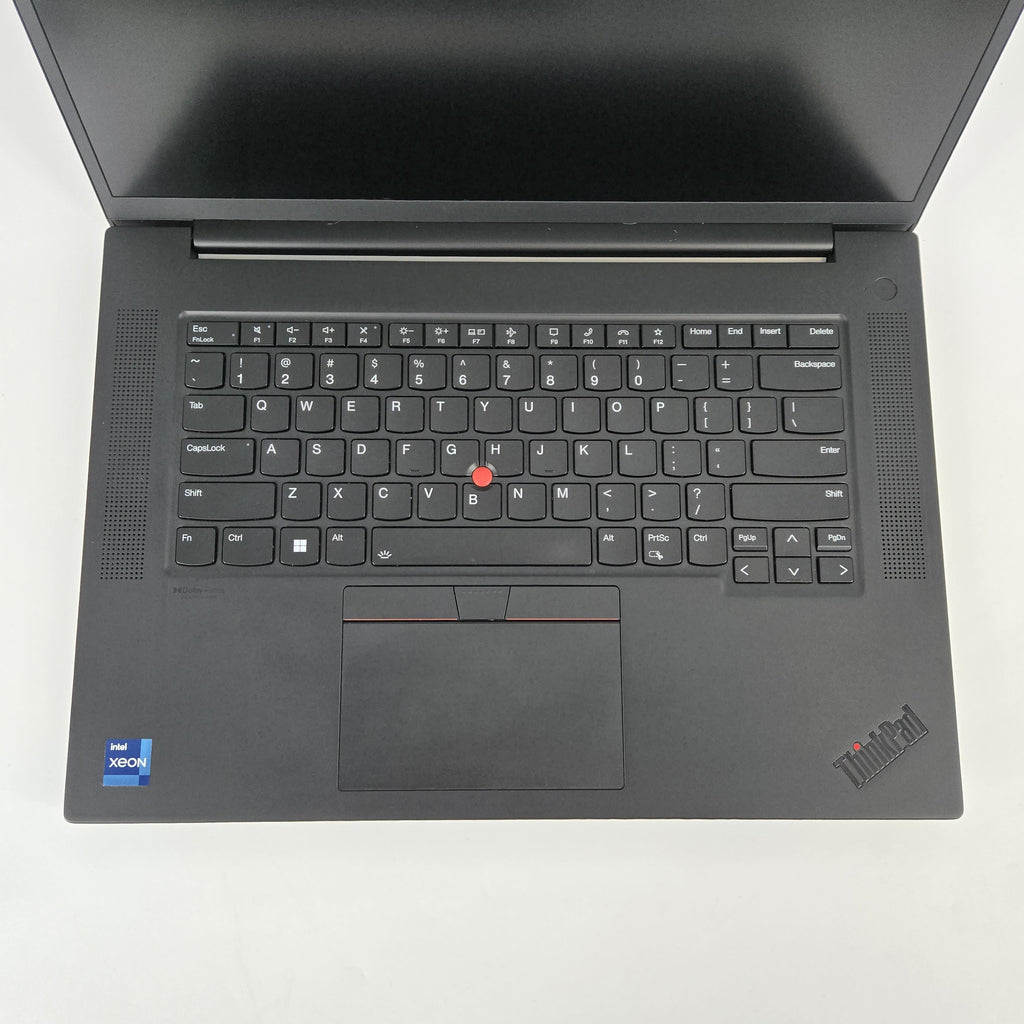 Lenovo ThinkPad P1 Gen 4 16 2021 Black 3.2 GHz Intel Xeon W 64GB RAM 1TB Solid State Drive 1TB Solid State Drive NVIDIA RTX A2000 4 GB