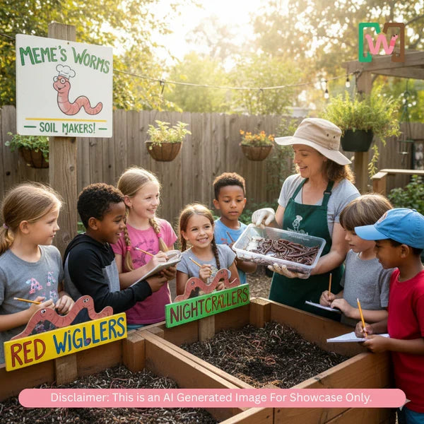 Meme's Worms Student Farming Tour