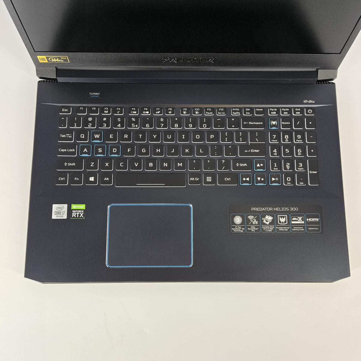 Acer Predator Helios 300 17.3 Blue 2.6 GHz Intel Core i7 10th Gen. 32GB RAM 512GB Solid State Drive 1TB Hard Disk Drive NVIDIA GeForce RTX 2060 6 GB
