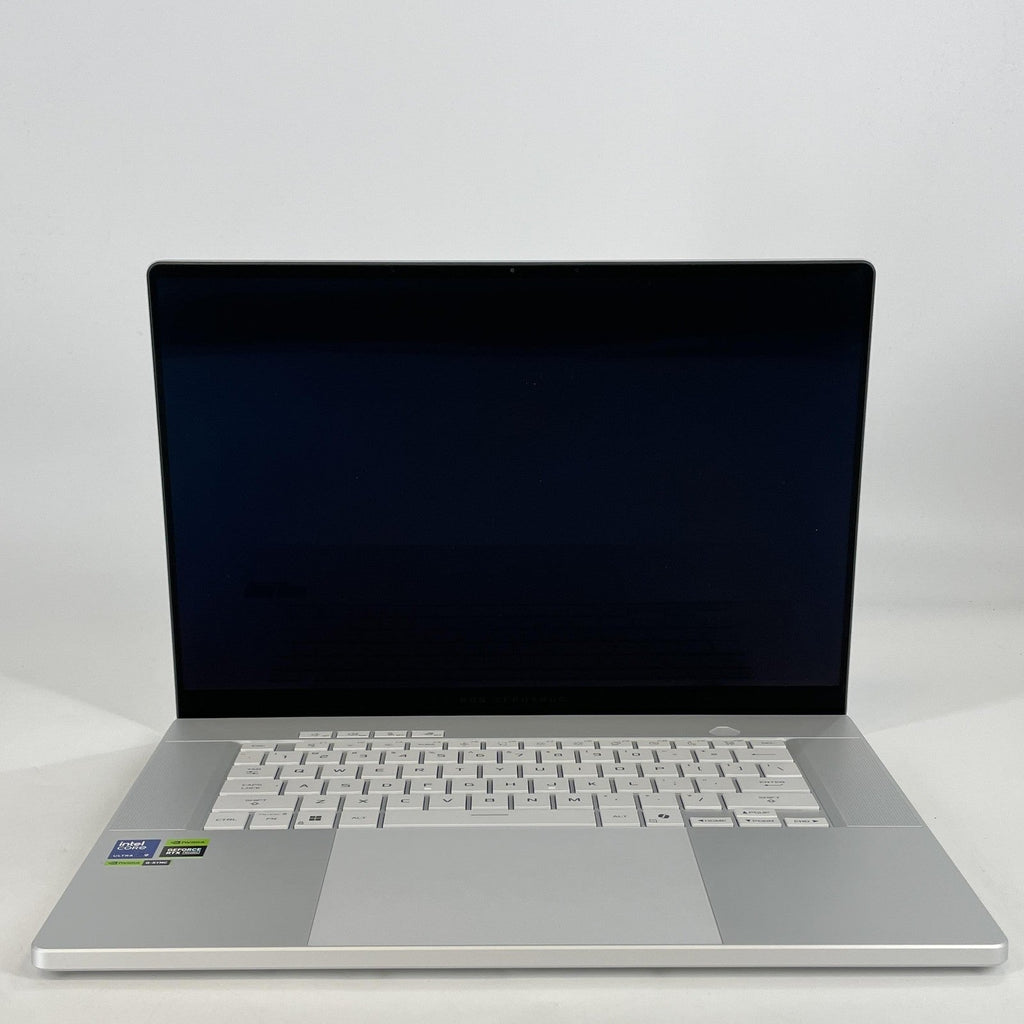 ROG Zephyrus G16 GU605 16 White 2.9 GHz Intel Core Ultra 9 Series 2 32GB RAM 2TB Solid State Drive NVIDIA GeForce RTX 5070 Ti 12 GB