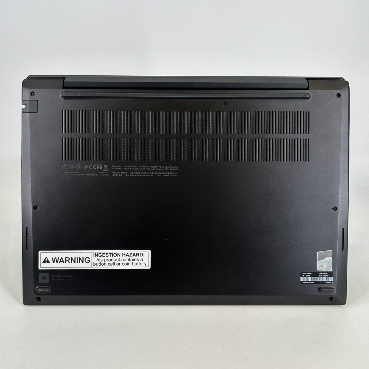 Lenovo ThinkPad E16 Gen 1 Black 1.7 GHz Intel Core i7 13th Gen. 16GB RAM 512GB Solid State Drive