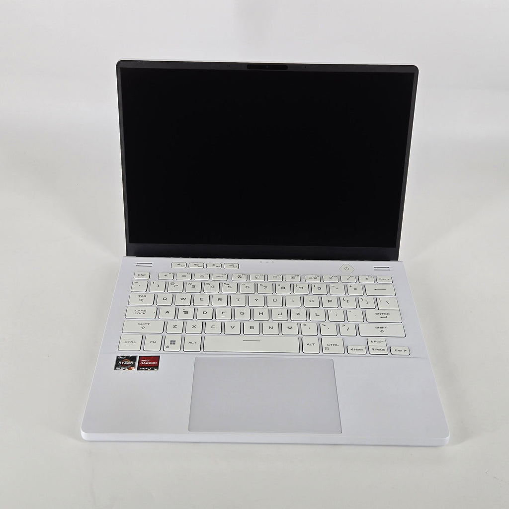 ROG Zephyrus G14 GA402 14 White 3.3 GHz AMD Ryzen 9 6900HS 32GB RAM 1TB Solid State Drive AMD Radeon RX 6800S 8 GB