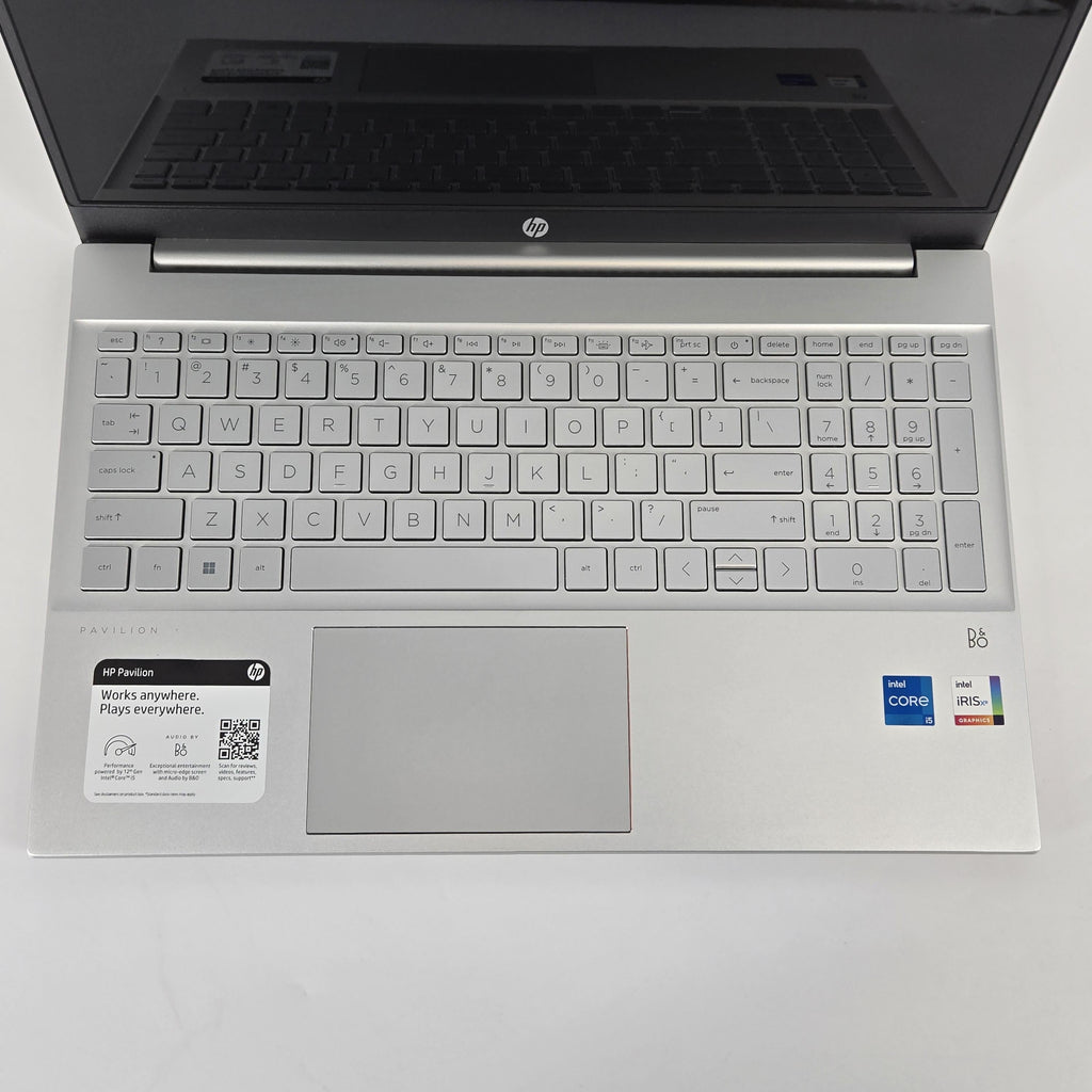 HP Pavilion 15 Silver 1.3 GHz Intel Core i5 12th Gen. 12GB RAM 256GB Solid State Drive