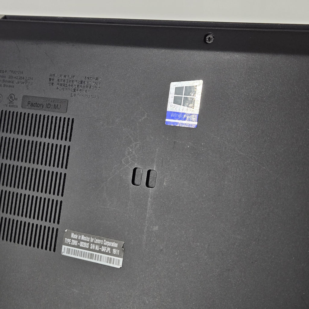 Lenovo ThinkPad T490s 14 Black 1.8 GHz Intel Core i7 8th Gen. 16GB RAM 512GB Solid State Drive