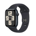 Apple Watch SE (GPS, 44mm) - Space Grey Aluminium Case with Midnight Sport Band - Regular - MKQ63LL/A