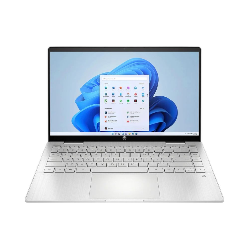 HP Pavilion x360 2-in-1 14" Touch-Screen Laptop - i5-1235U - 8GB RAM - 512GB SSD - Natural Silver - 14-ek0033dx
