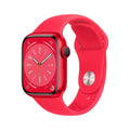 Apple Watch Series 8 GPS + Cellular 41MM (RED) Aluminum Case with (RED) Sport Band Red -  S/M - MNV13LL/A