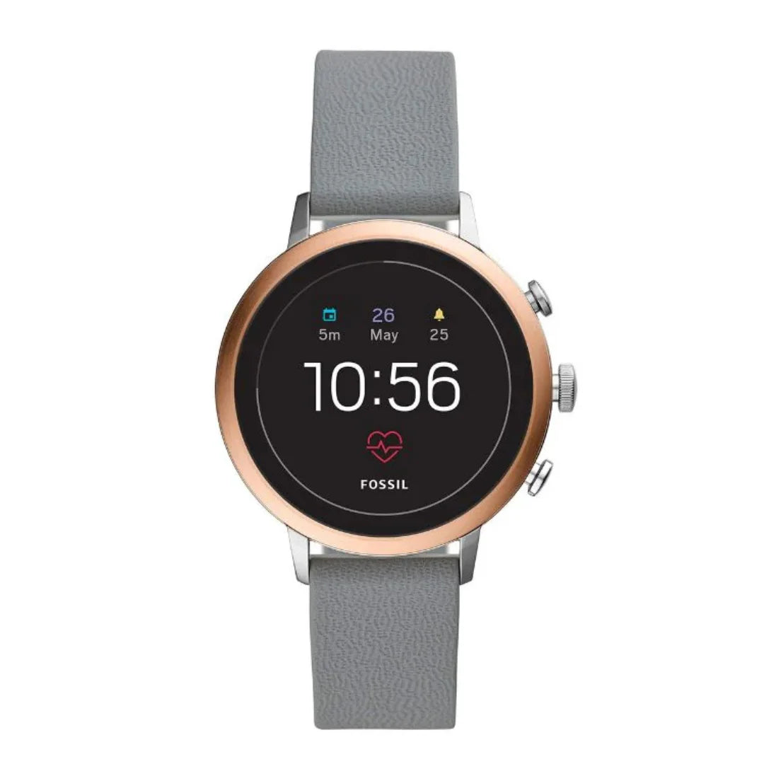 Fossil - Gen 4 Venture HR Smartwatch 40mm Stainless Steel - Rose Gold / Gray  - FTW6016