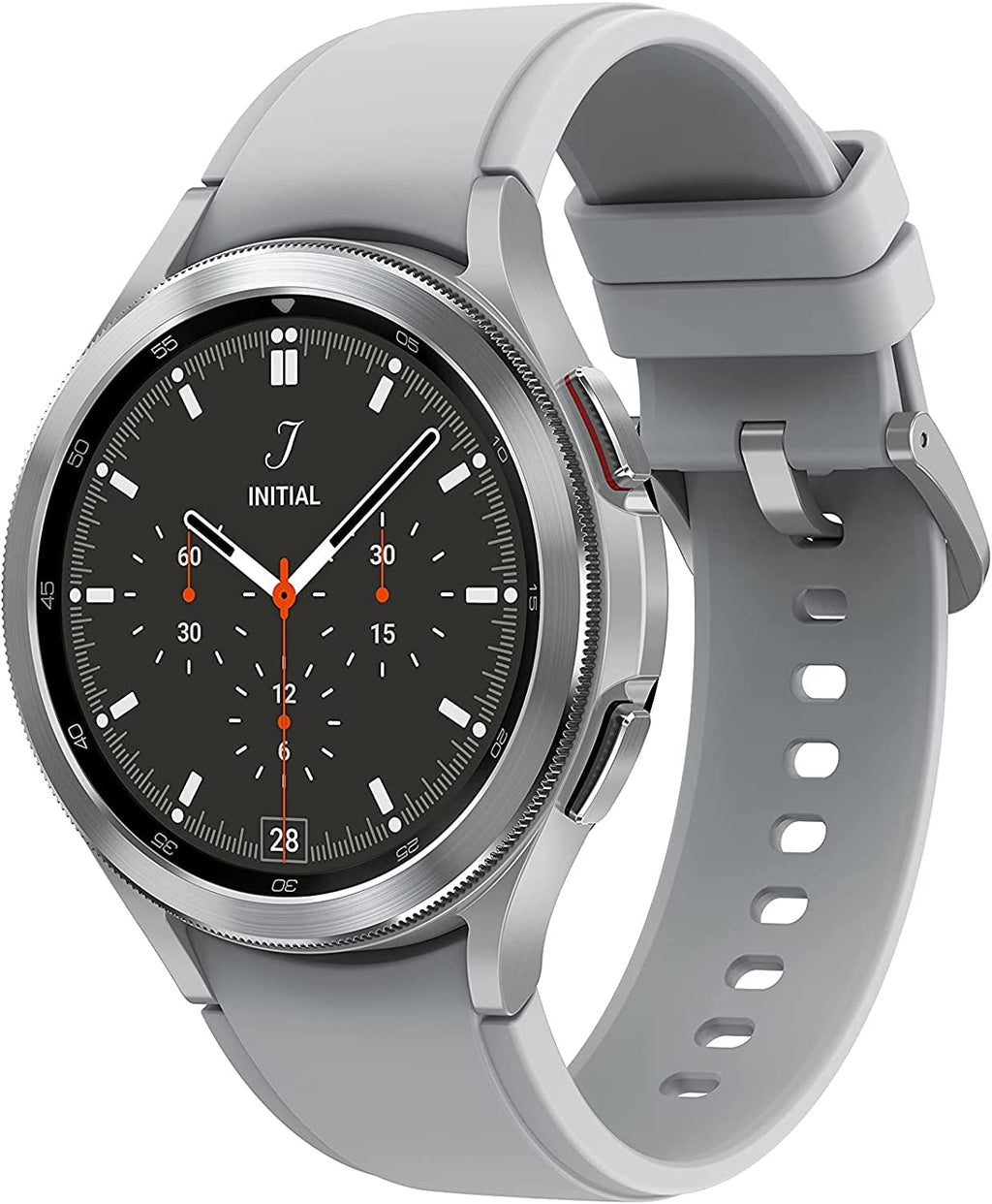Samsung Galaxy Watch 4 Classic Stainless Steel Smartwatch 46mm LTE - Silver - SM-R895UZSVXAA