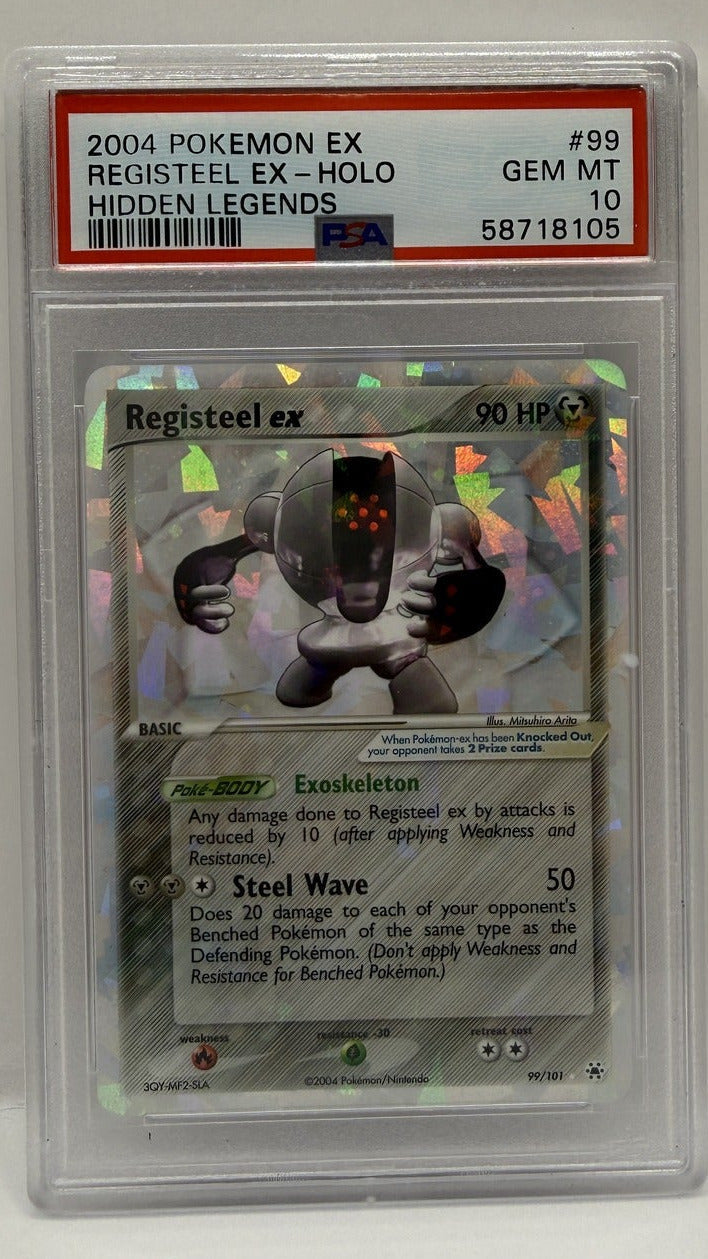 2004 Pokémon Ex Hidden Legends Registeel Ex Holo #99 PSA 10 GEM MINT
