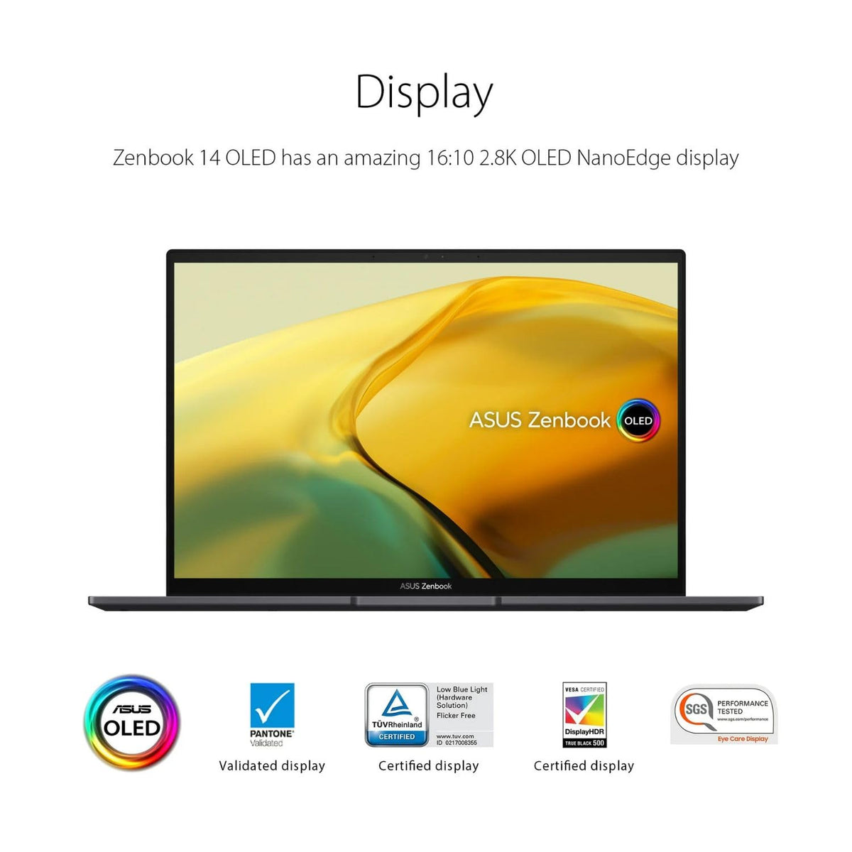 Asus Zenbook - 14" OLED WQXGA+ Touch - Ryzen 5 7530U - 8GB RAM - 256GB SSD - UM3402Y