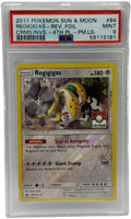 2017 Pokémon League Crimson Invasion Regigigas 4th Place Reverse Holo 84/111 PSA 9 MINT