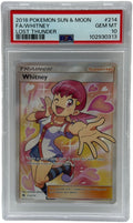 2018 Pokémon Lost Thunder Whitney Full Art 214/214 PSA 10 GEM MINT
