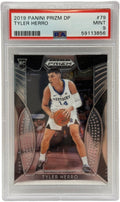 2019 Panini Prizm Draft Picks Tyler Herro Rookie Card #79 PSA 9 MINT