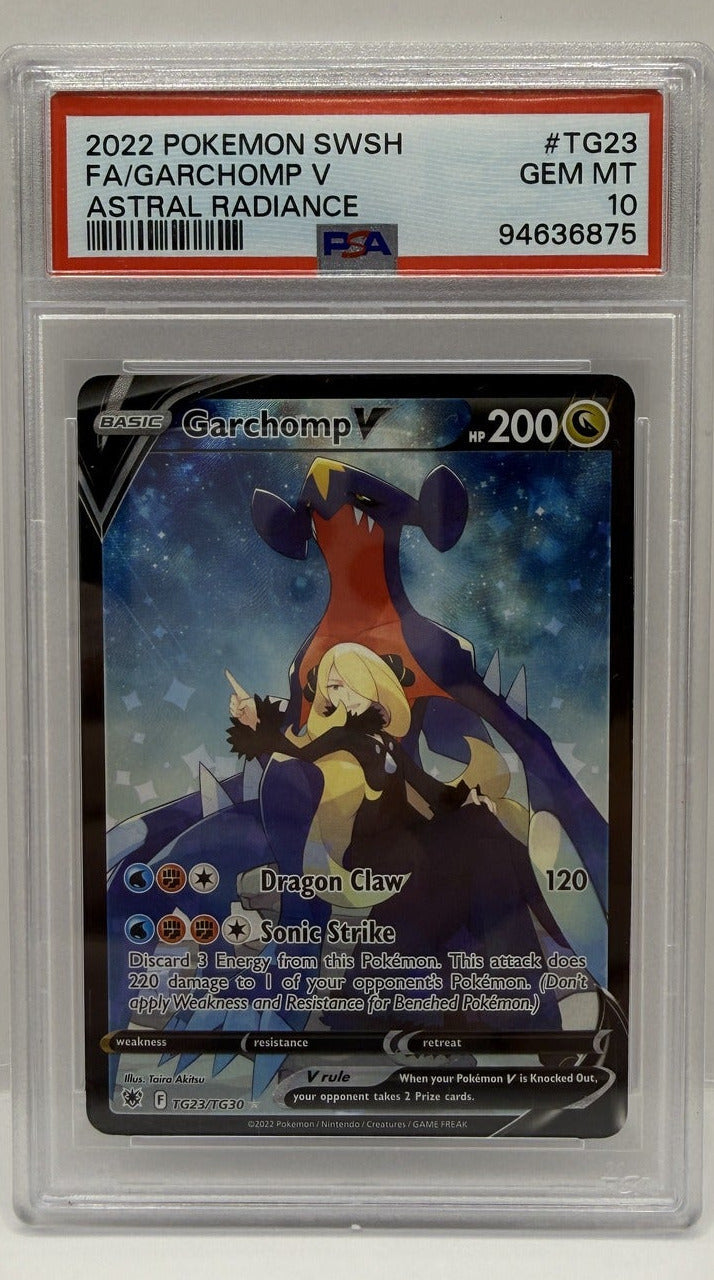 2022 Pokémon SWSH Astral Radiance Garchomp V FA #TG23 PSA 10 GEM MINT