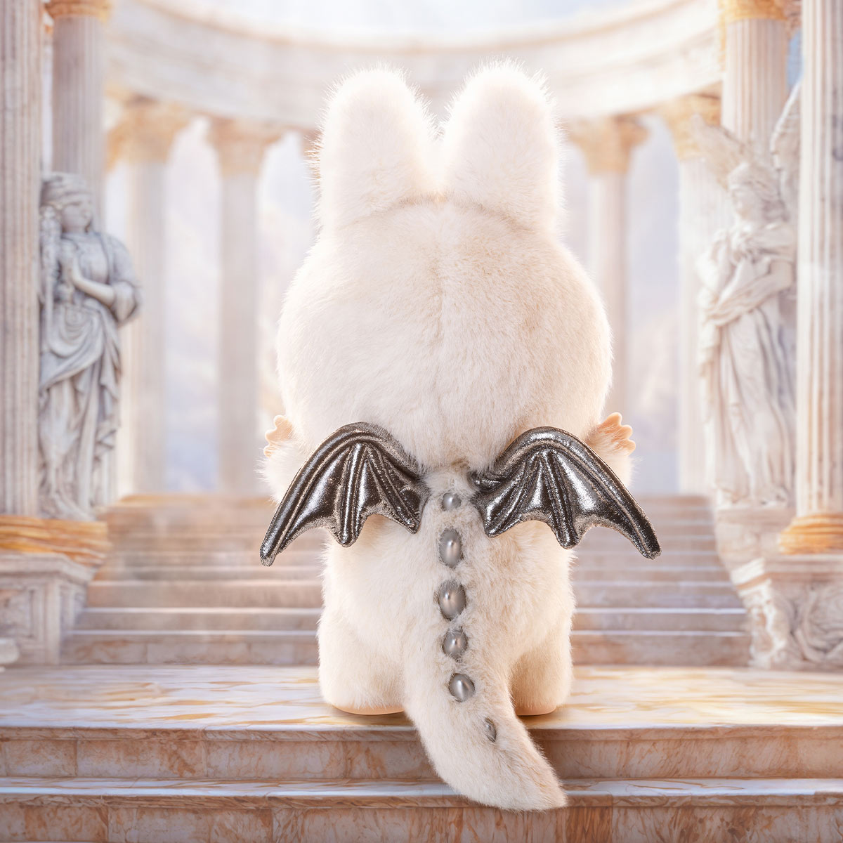 Pop Mart The Monsters Labubu Zimomo Angel in Clouds Figure