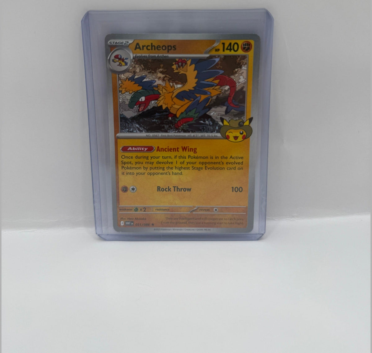 2025 Archeops 051 Fossil Museum Promo Near Mint - ME: Mega Evolution Chicago Field Museum