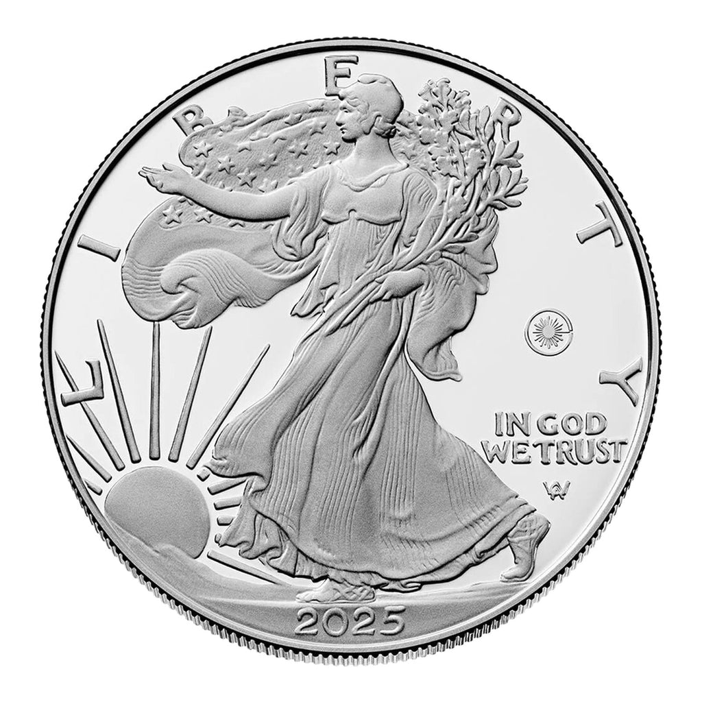 2025 Laser Engraved American Eagle One Ounce Silver Proof Coin - West Point (W)