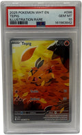 2025 Pokémon White Flare Tepig Illustration Rare #096 PSA 10 GEM MINT