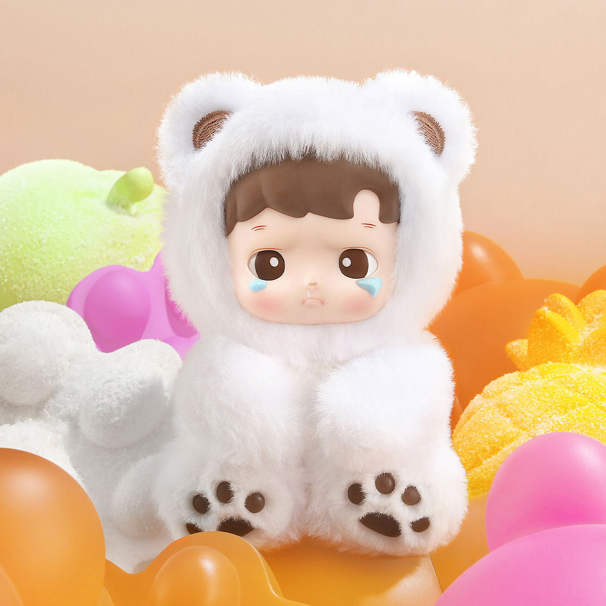 Pop Mart Hacipupu Gummy Bear Series Vinyl Plush Pendant Single Blind Box
